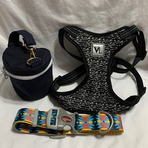 Large Dog accessories harness collar treat bag